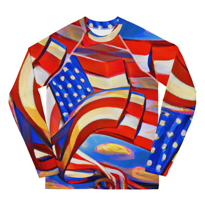 Red, White and Blue Youth Rash Guard
